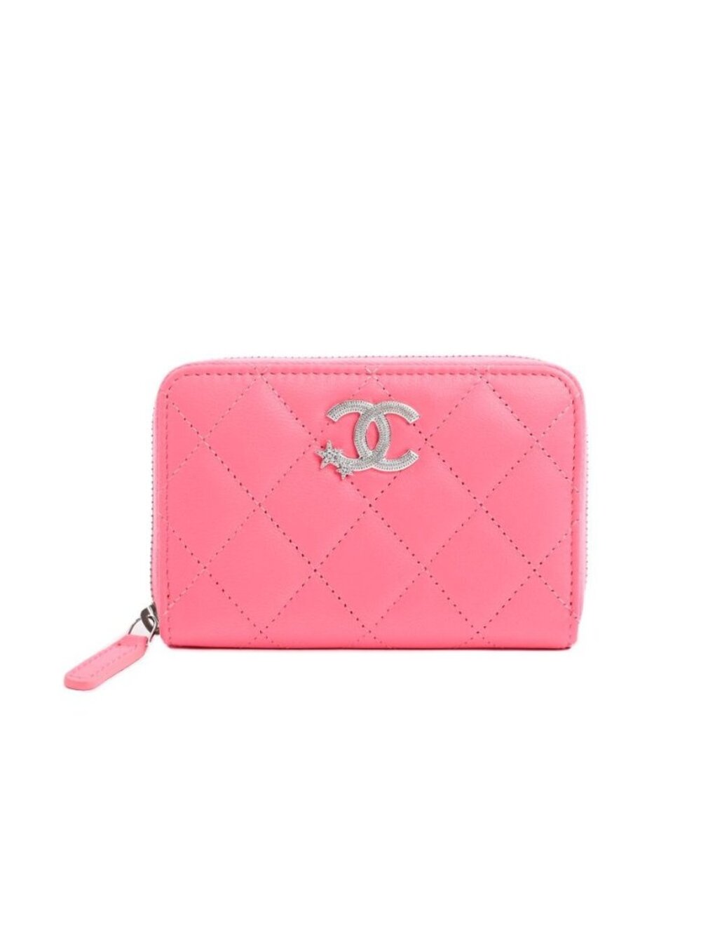 Chanel Compact Wallet Zip Coin Purse